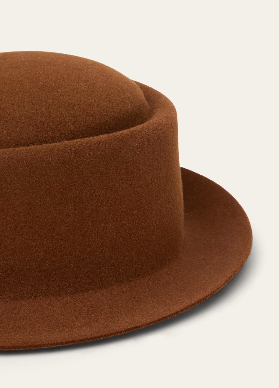 Vettor Hat Baby Cashmere Rabbit Fur Pecan Syrup