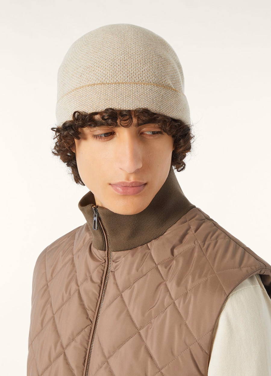 Varallo Beanie Baby Cashmere Magnolia Petals