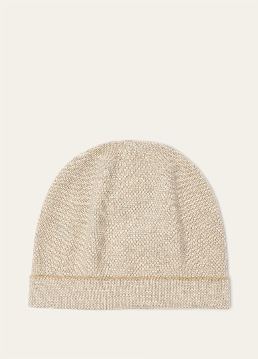 Varallo Beanie Baby Cashmere Magnolia Petals