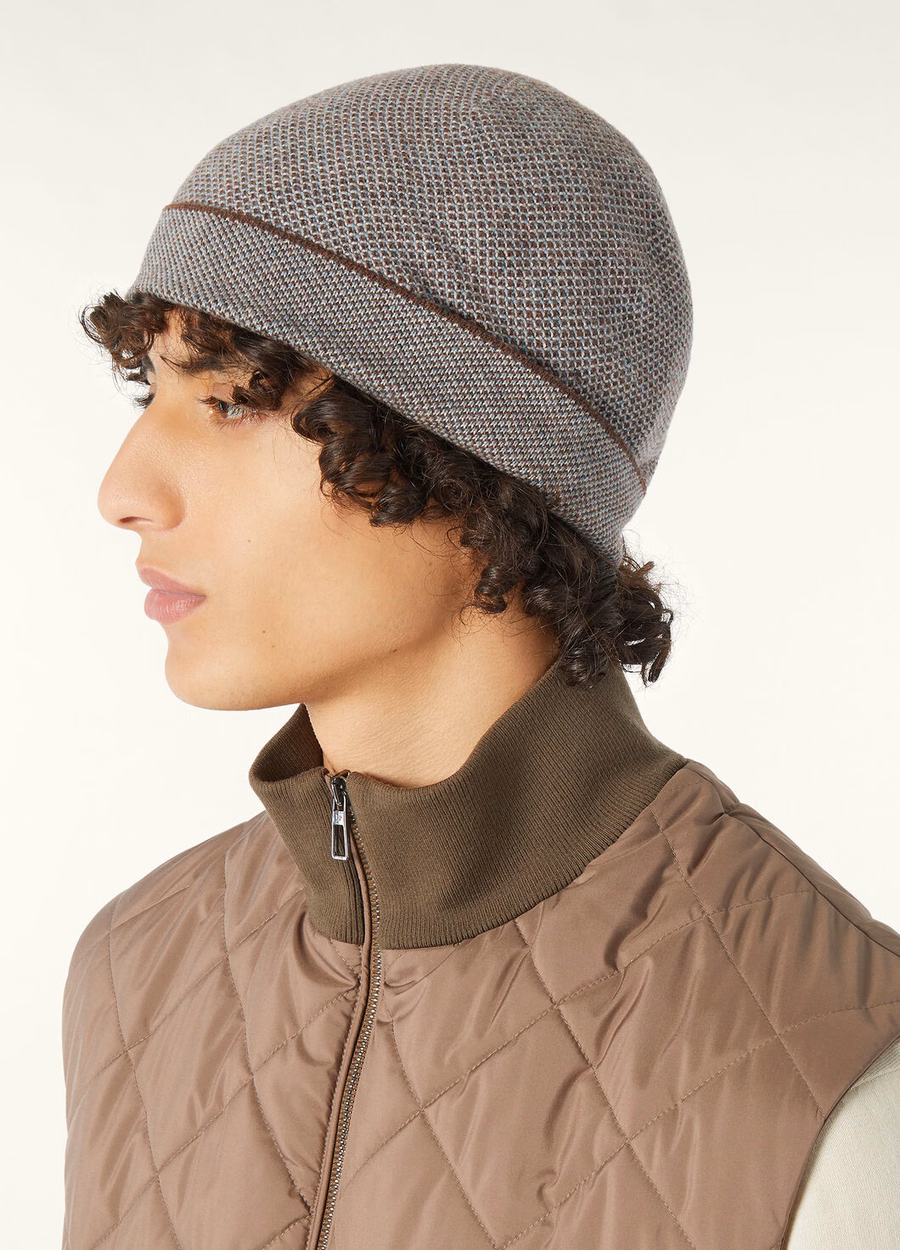 Varallo Beanie Baby Cashmere Waves On The Cliff