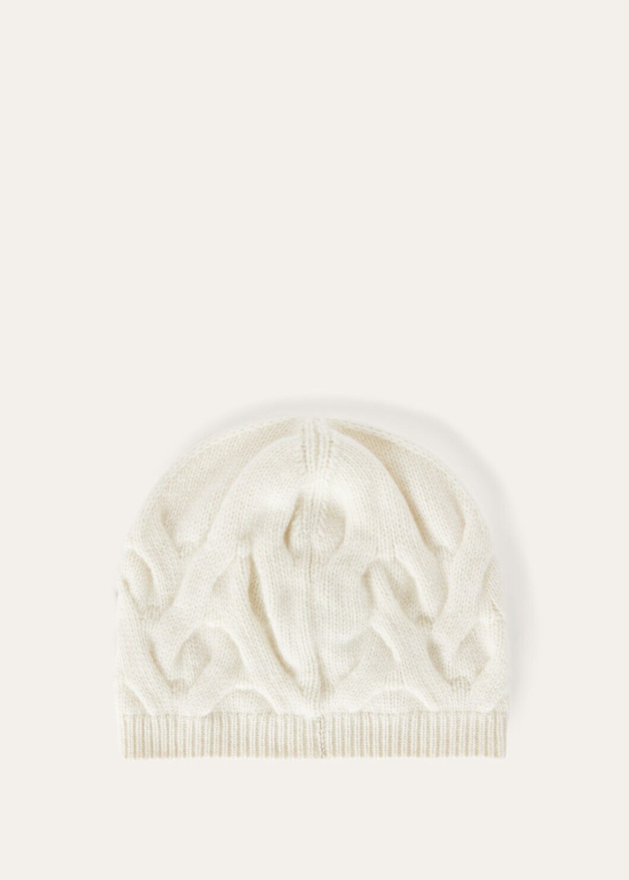 cocooning beanie baby cashmere white snow