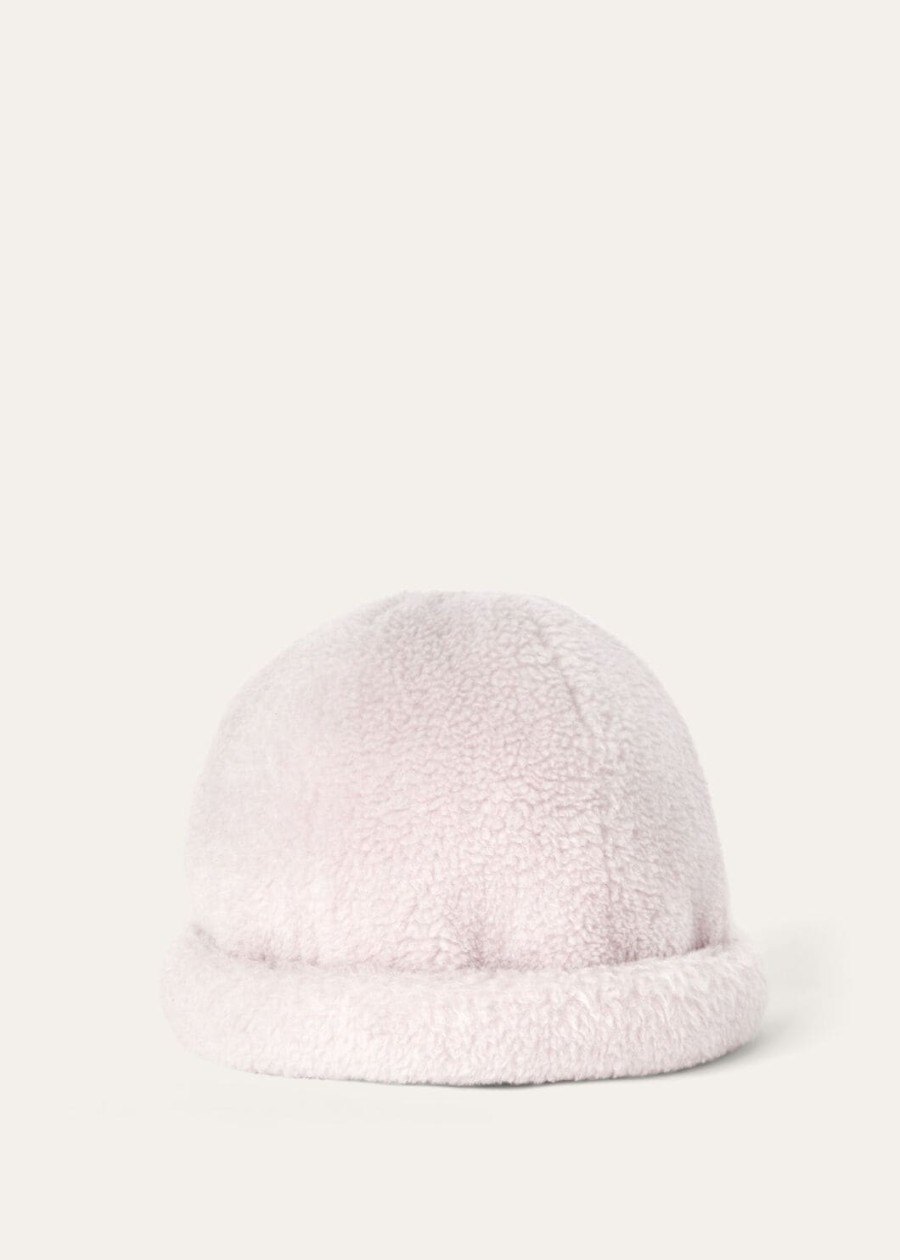 toermalijnroze kasjmier zijden beanie muts