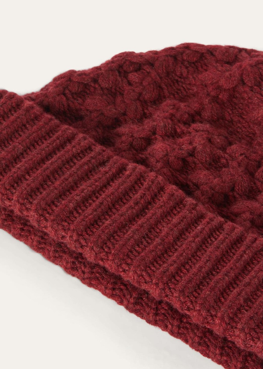 vallé beanie baby cashmere weathering steel melange