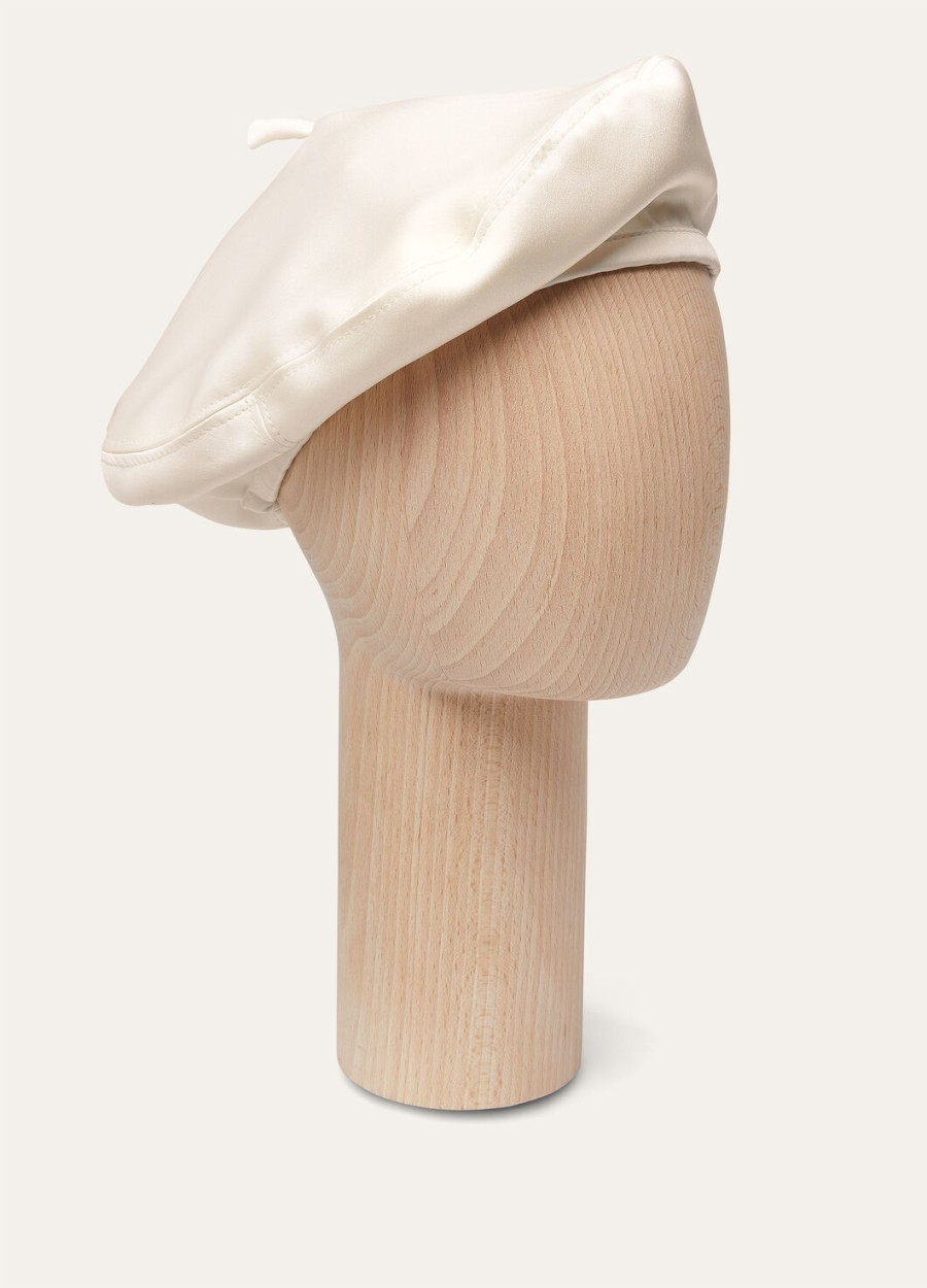 lichte zijden narcissus baret