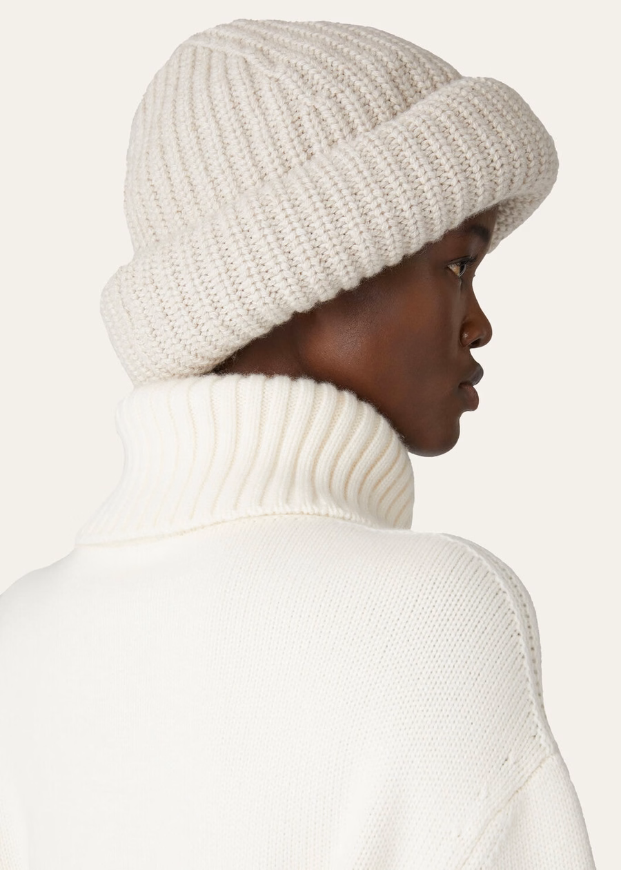 Darwin Beanie Natuurlijk Kasjmier