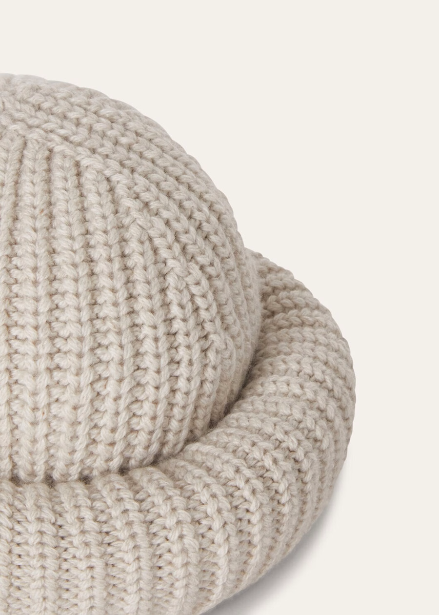 Darwin Beanie Natuurlijk Kasjmier