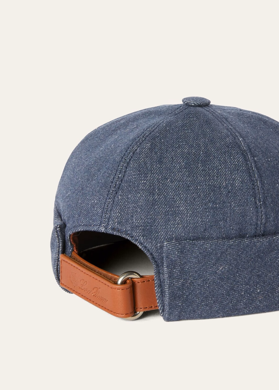Denim Flower Surge Blue Beanie Hat