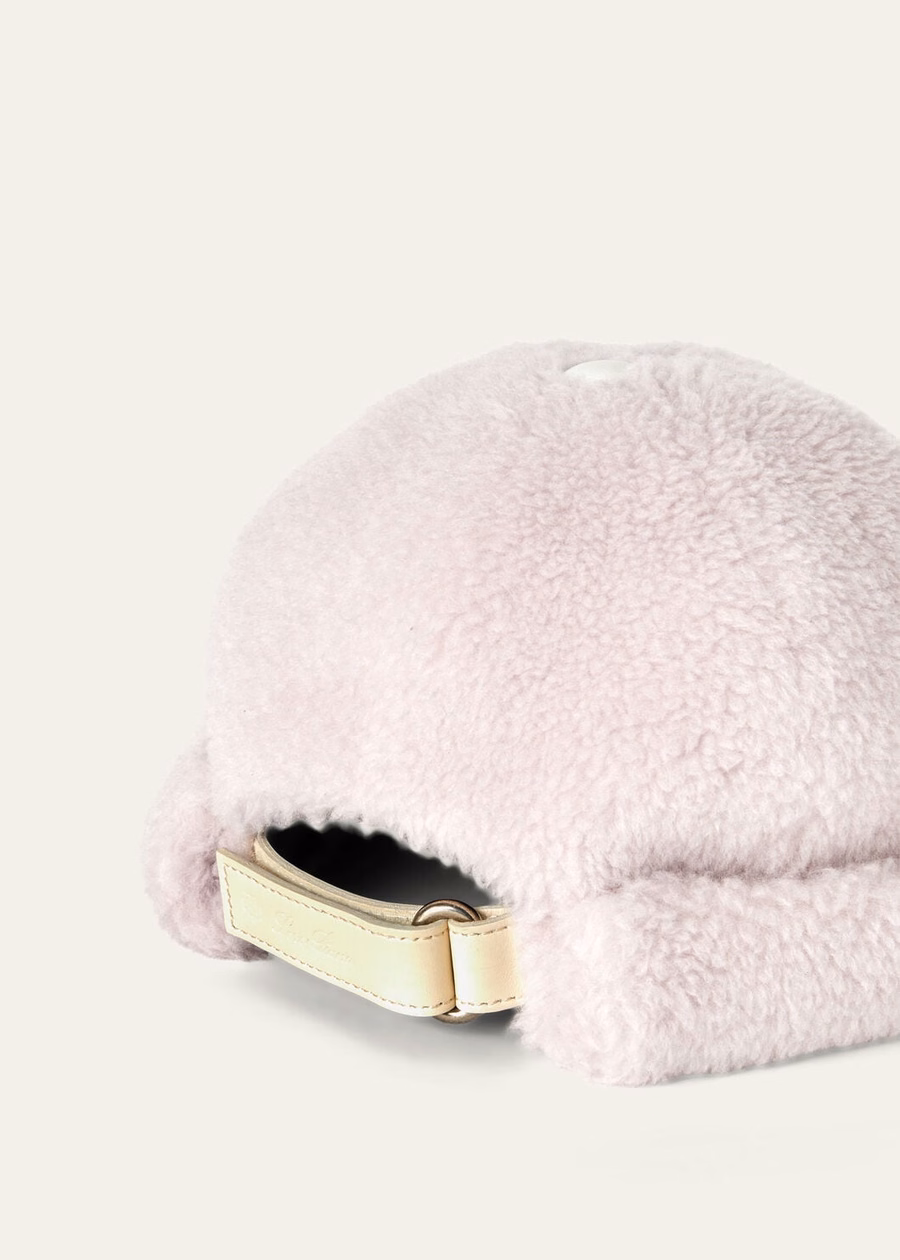 Toermalijnroze Kasjmier Zijden Beanie Muts