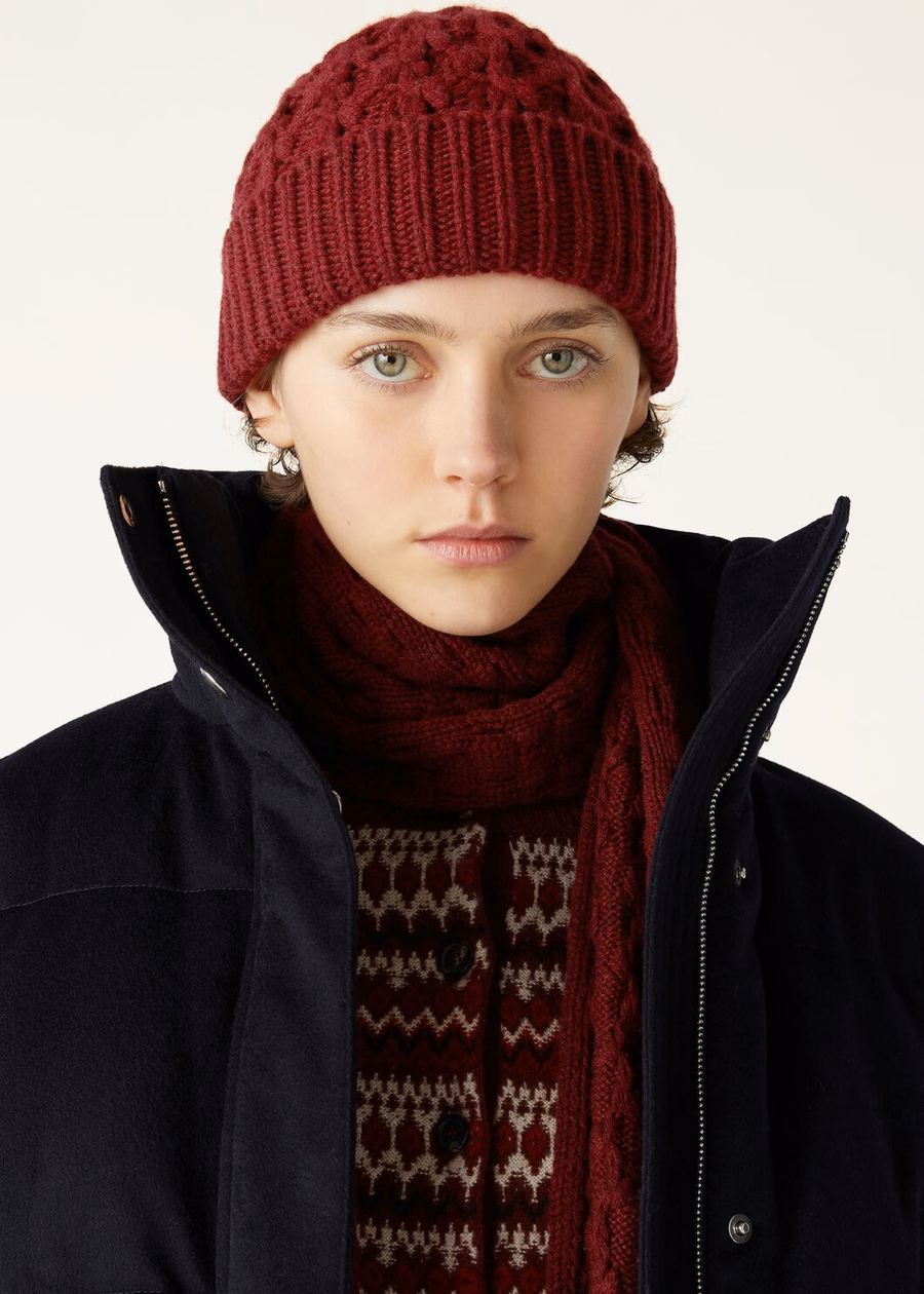 Vallé Beanie Baby Cashmere Weathering Steel Melange