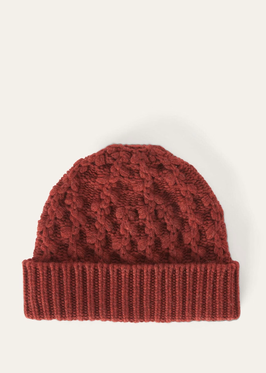 Vallé Beanie Baby Cashmere Weathering Steel Melange