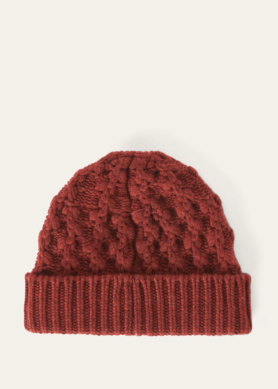 Vallé Beanie Baby Cashmere Weathering Steel Melange