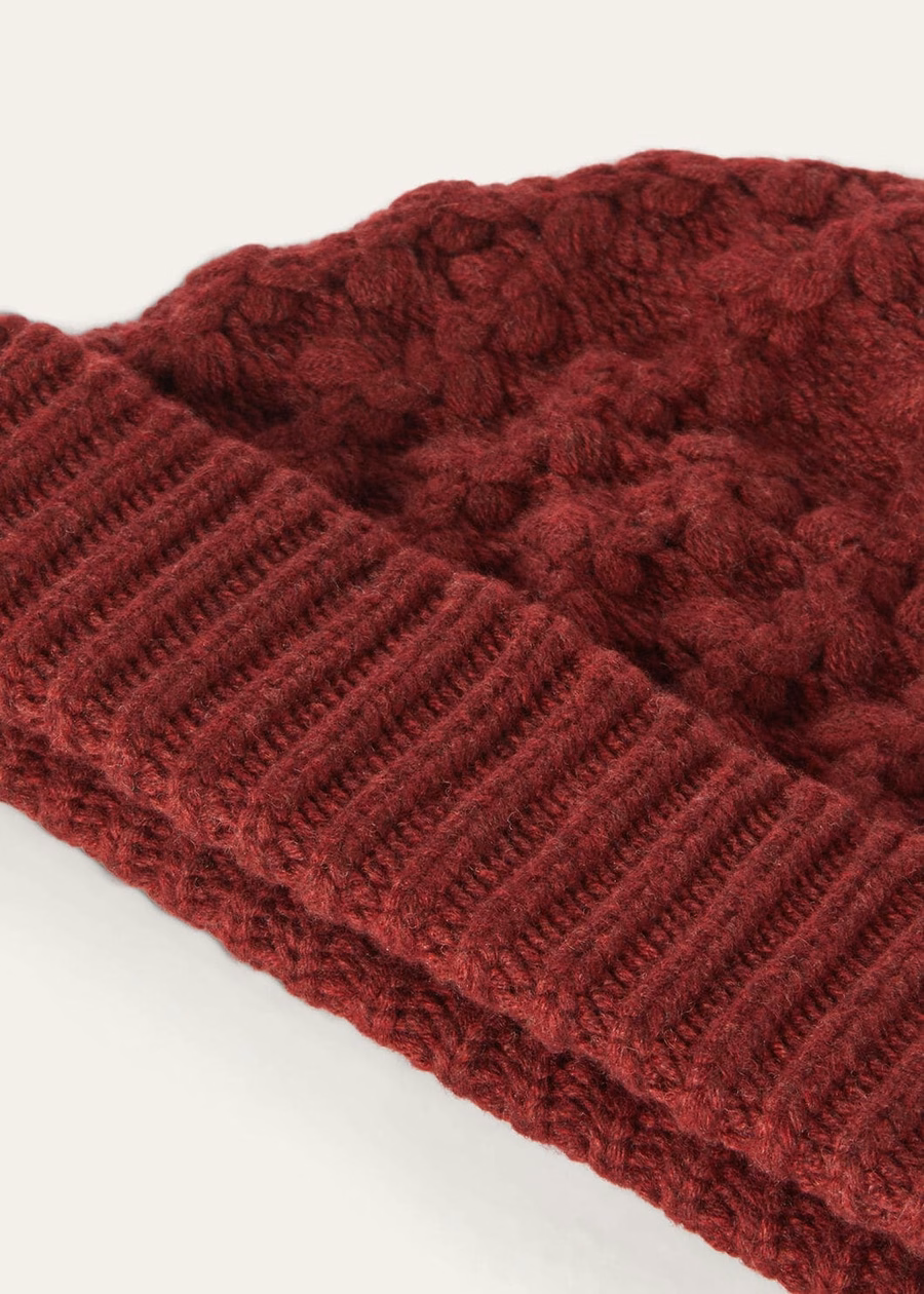 Vallé Beanie Baby Cashmere Weathering Steel Melange