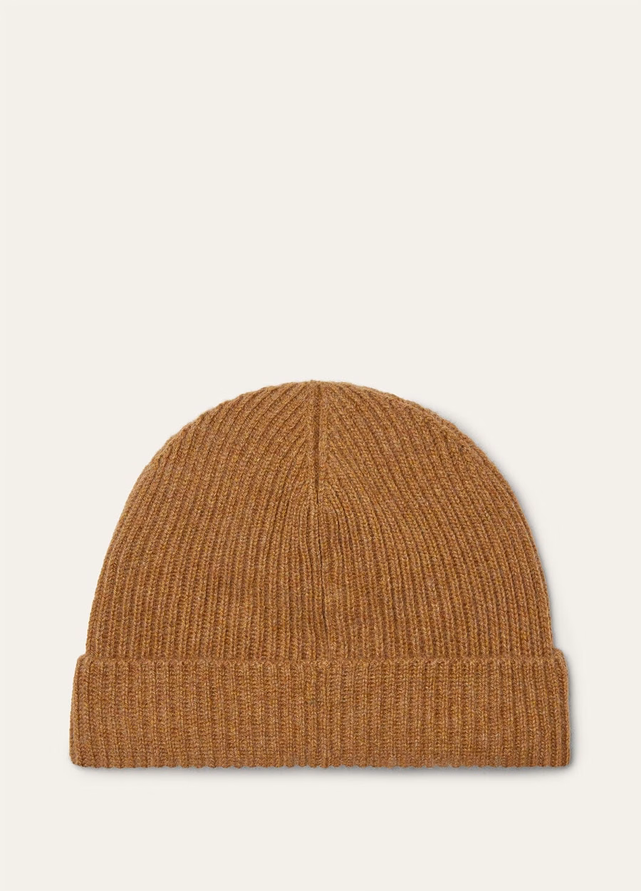Fobello Beanie Baby Cashmere Camel Oasis Melange