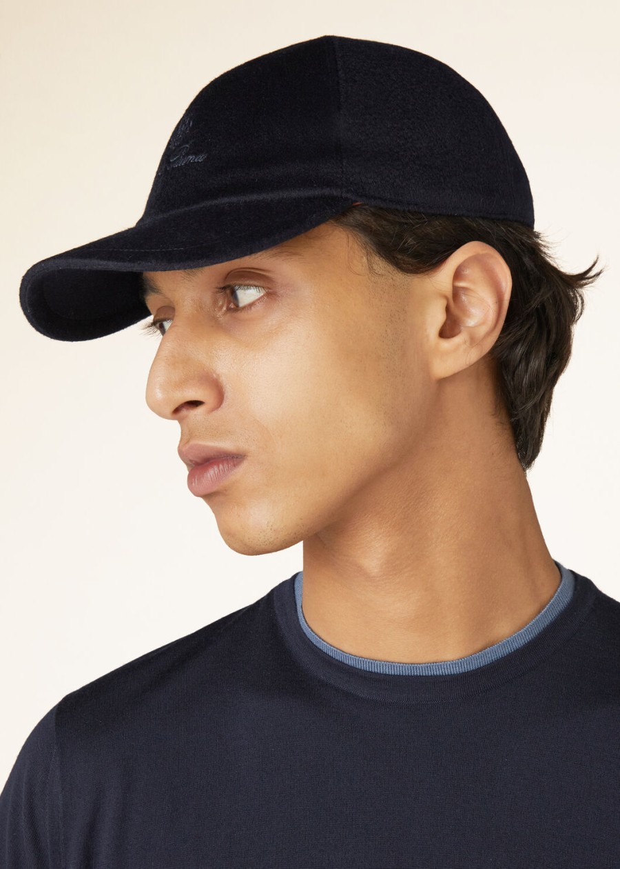 kasjmier baseballpet - storm system marineblauw