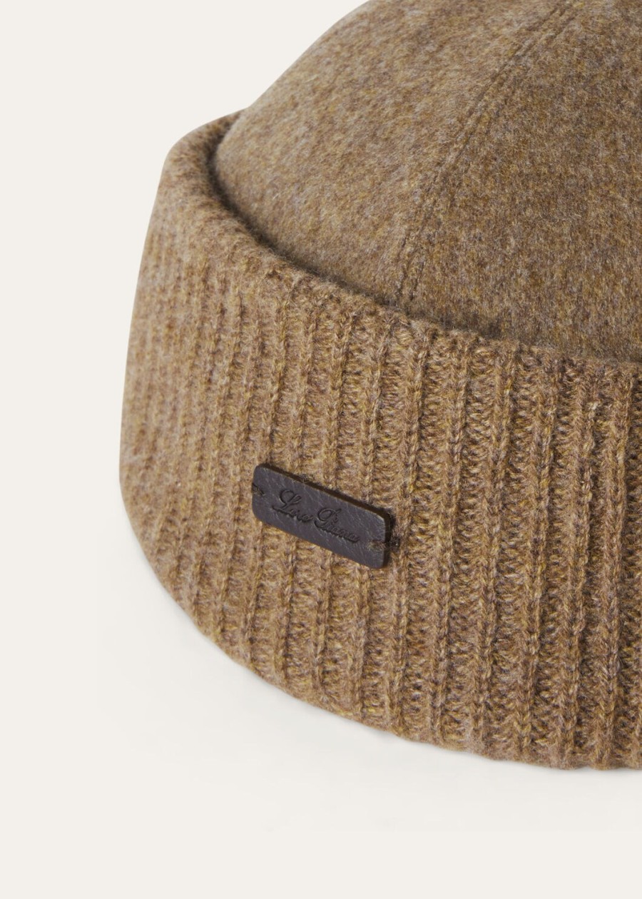 beanie cashmere - storm system tundra melange