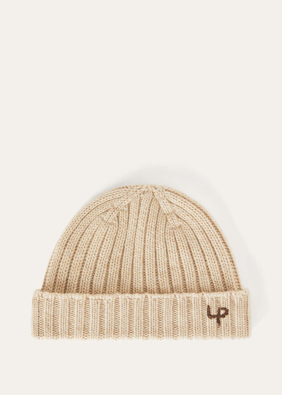 lp beanie cashmere biscuit melange