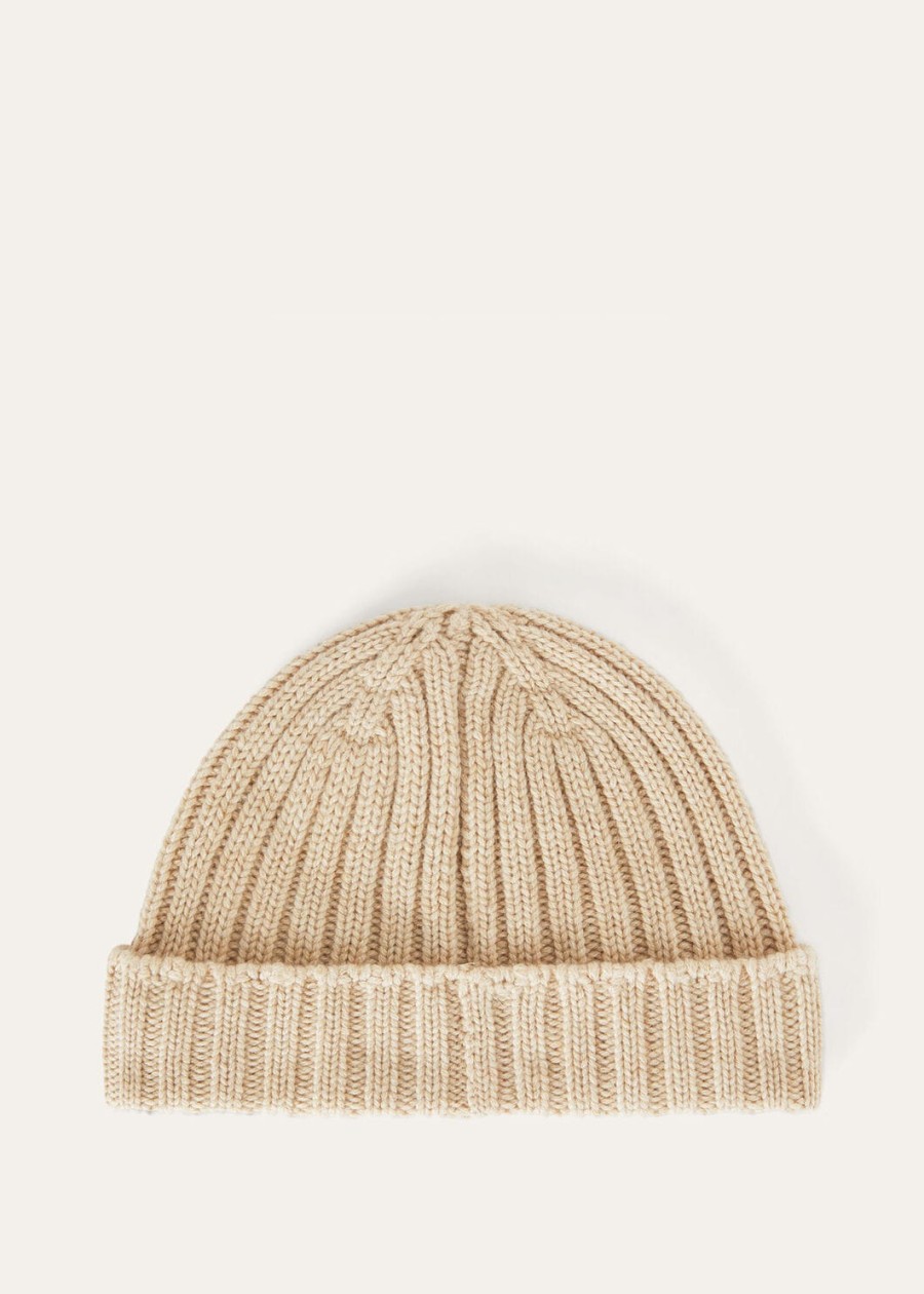 lp beanie cashmere biscuit melange