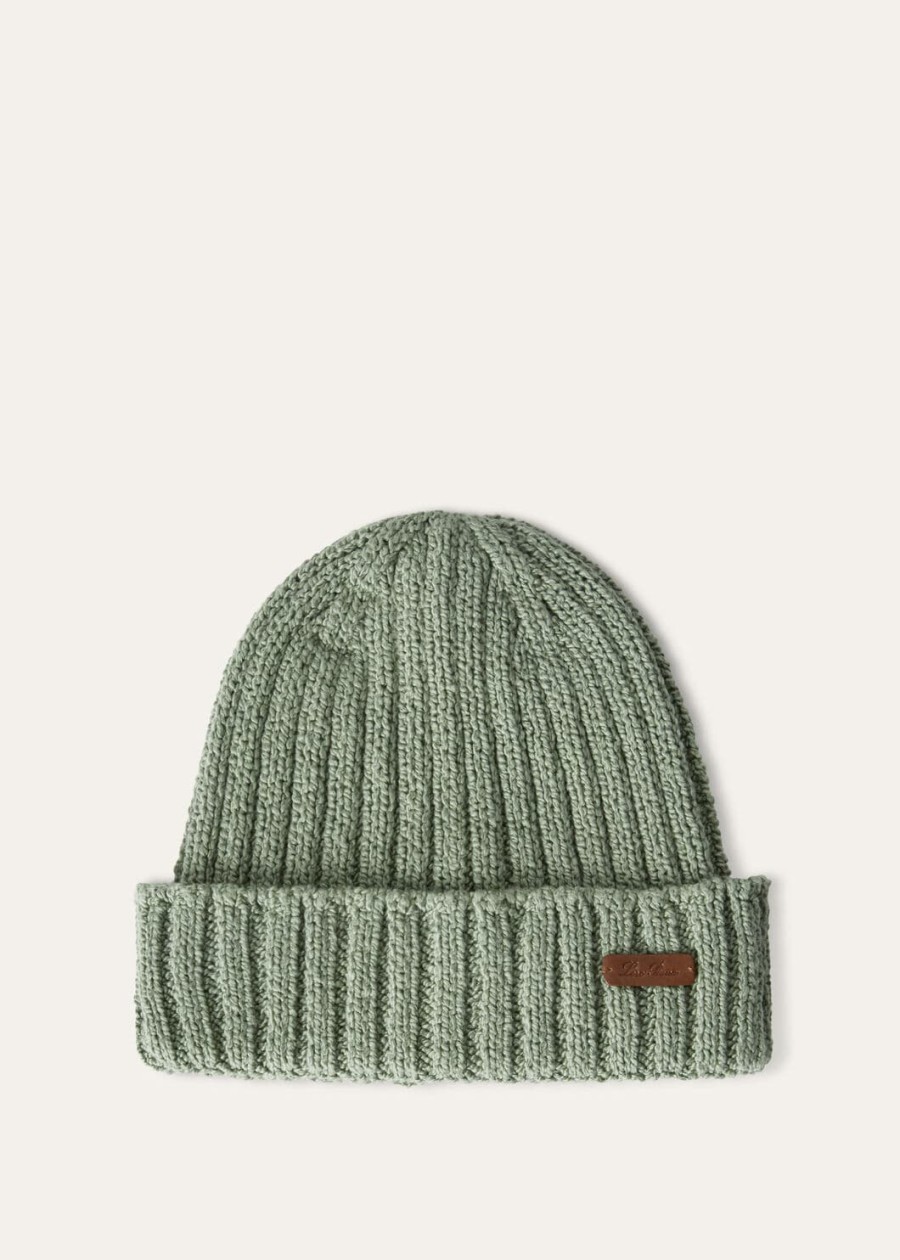 niseko beanie katoen salie borstelbladeren