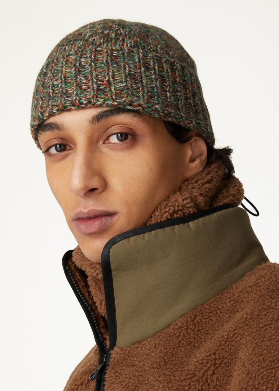 bellamonte beanie cashmere coarsehair zomergroen