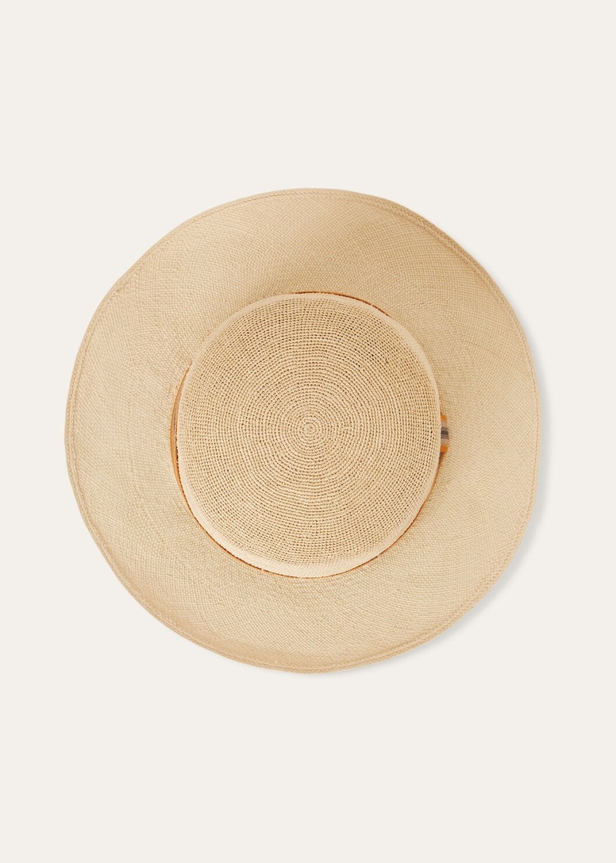 naoki renkon beige strohoed