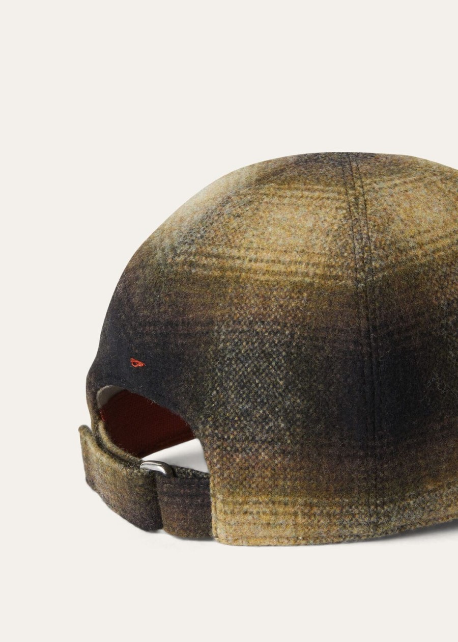 baseballpet van cashmere scheerwol forest fablesbeech melange