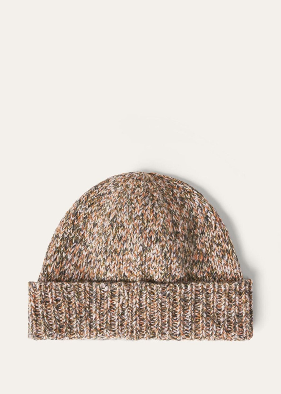 alpe granus beanie kasjmier oranjelilatapioca