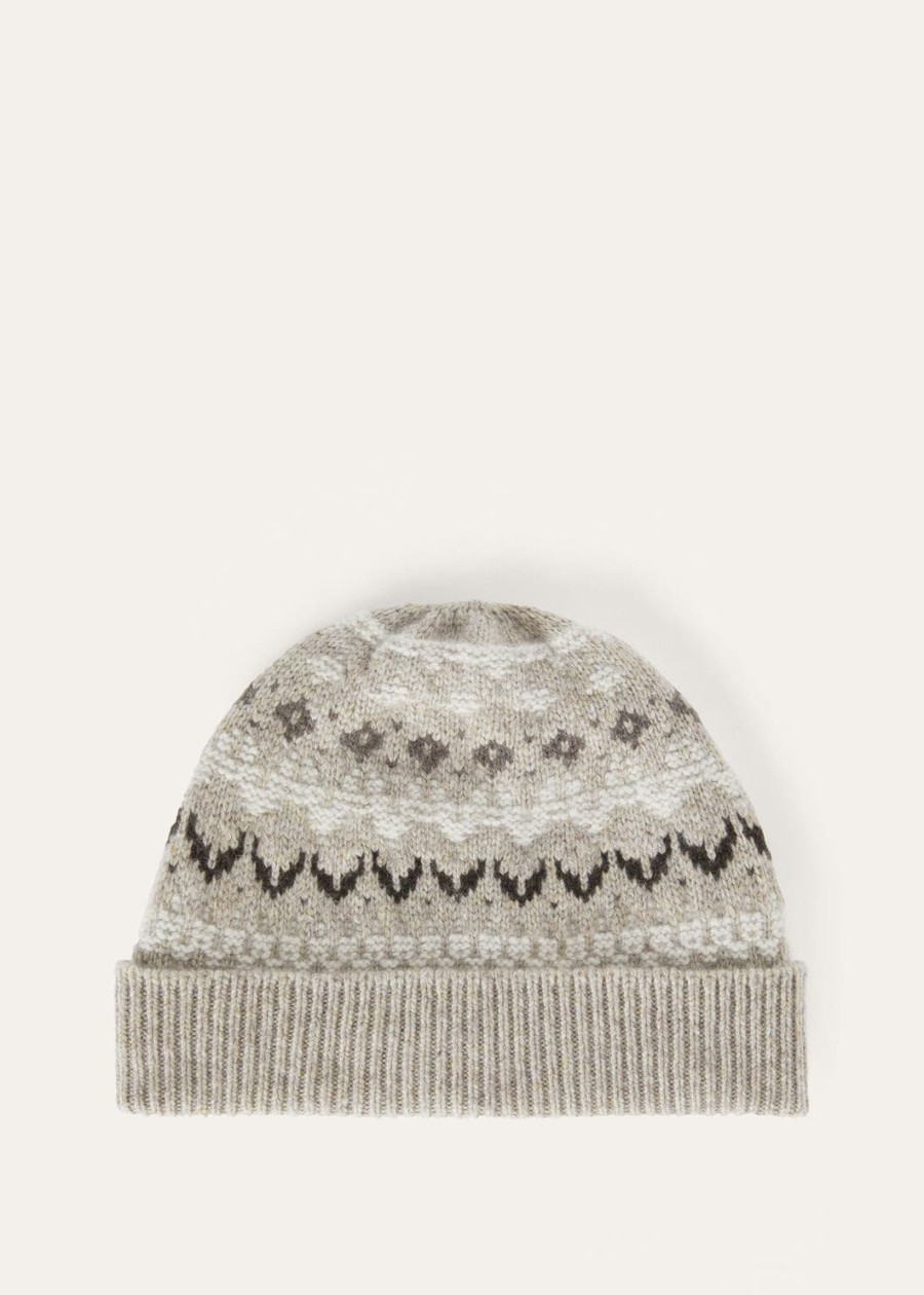 alpe pile beanie kasjmier beigeshadow melange