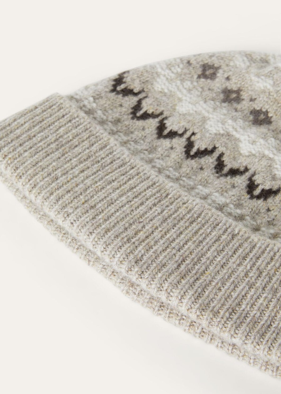 alpe pile beanie kasjmier beigeshadow melange