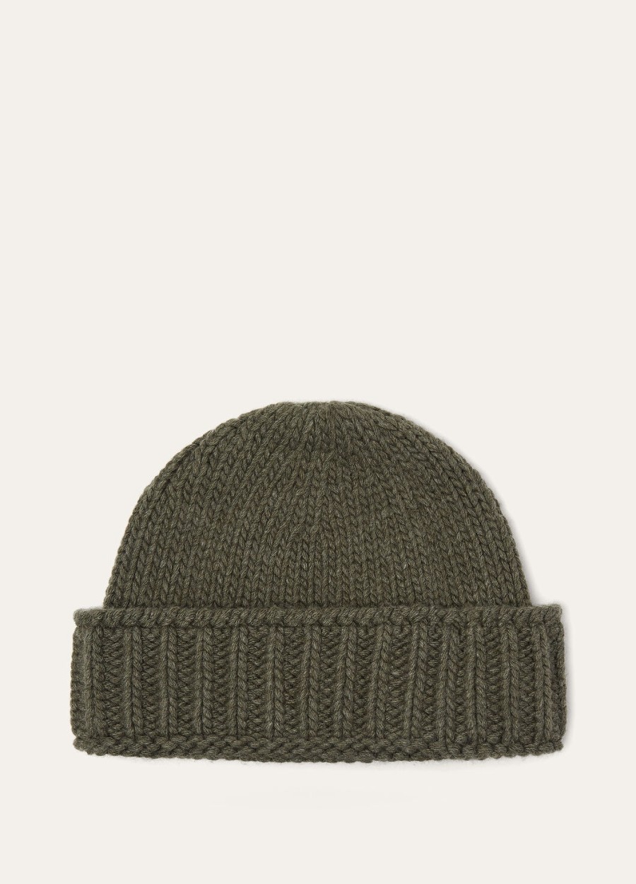 alpe di mera beanie kasjmier onderwater groen