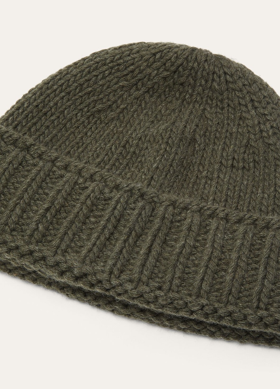 alpe di mera beanie kasjmier onderwater groen