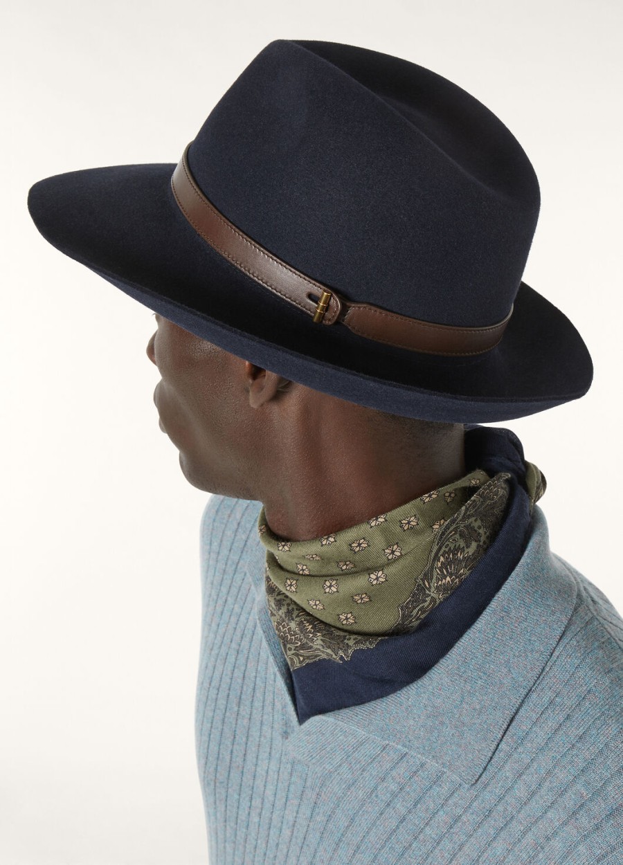pier hat konijnenbont eclips blauw