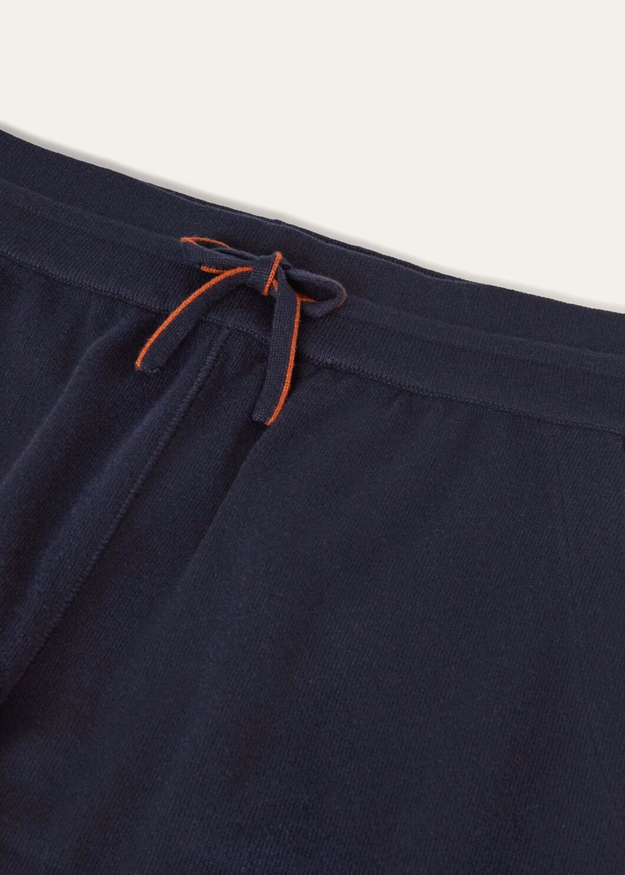 Merano baby kasjmier broek marineblauw