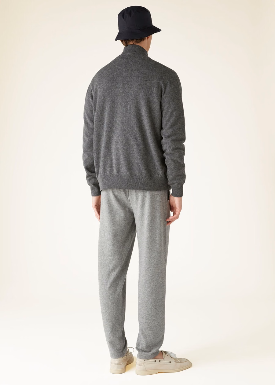 Merano Baby Cashmere flanellen gemêleerde broek