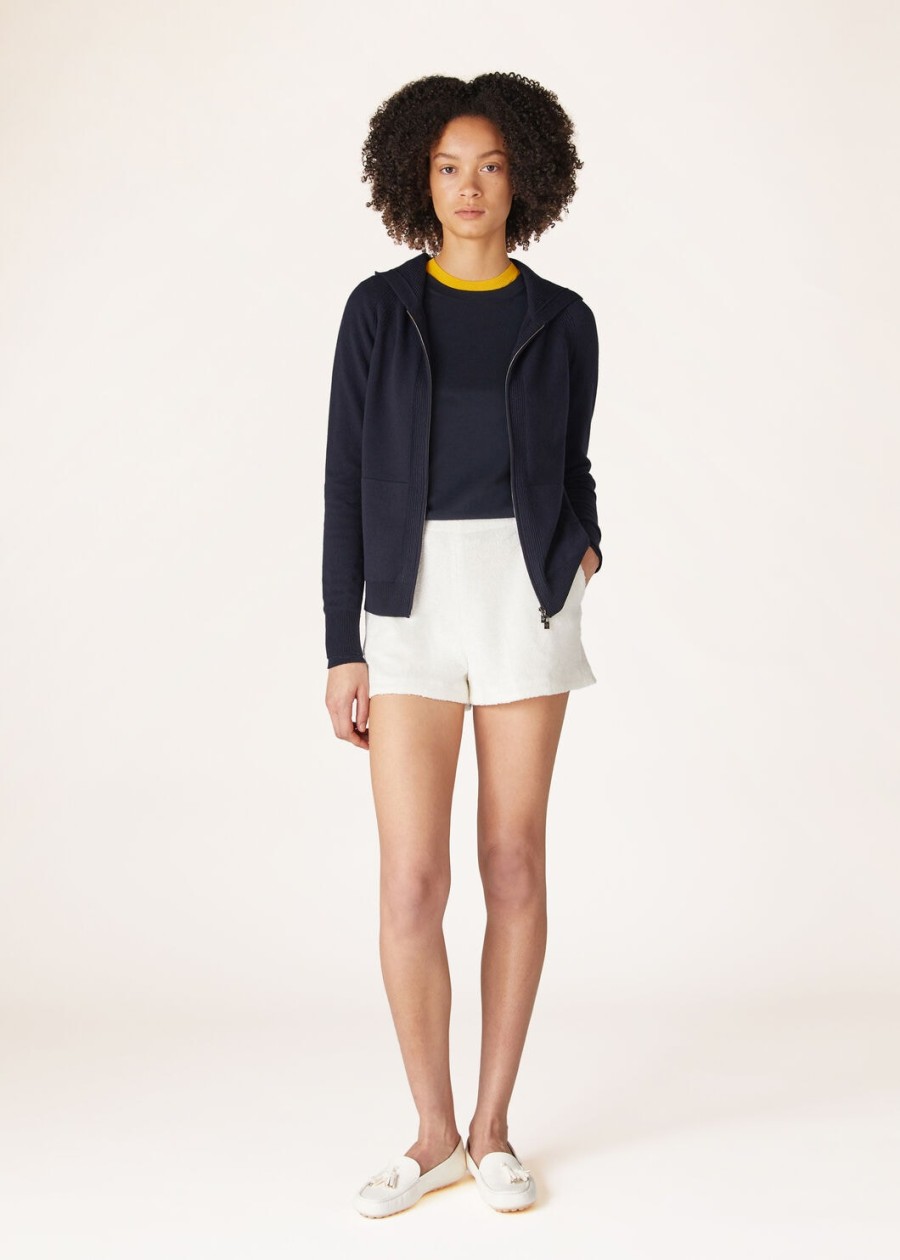 merano bomber baby cashmere marineblauw