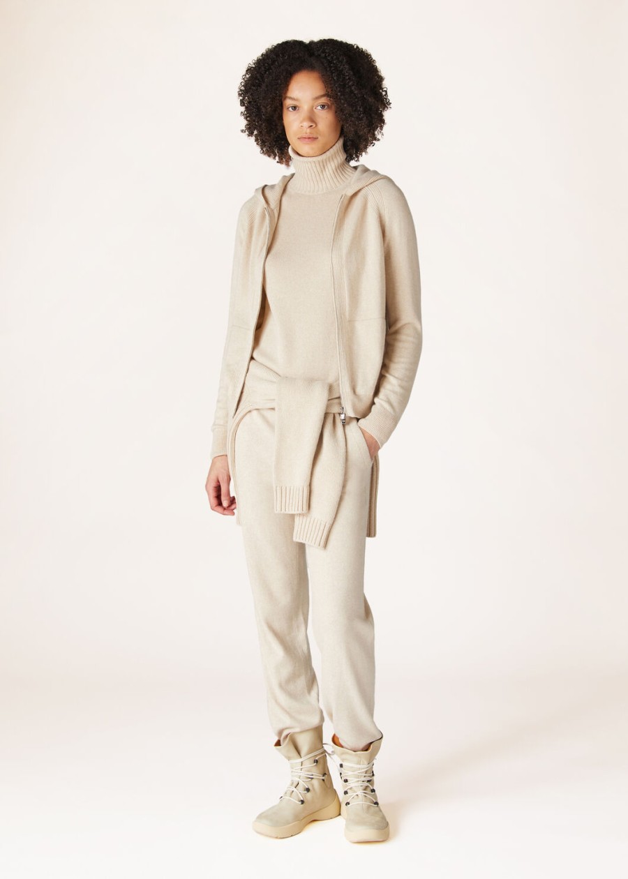 merano bomber baby cashmere melange naturel