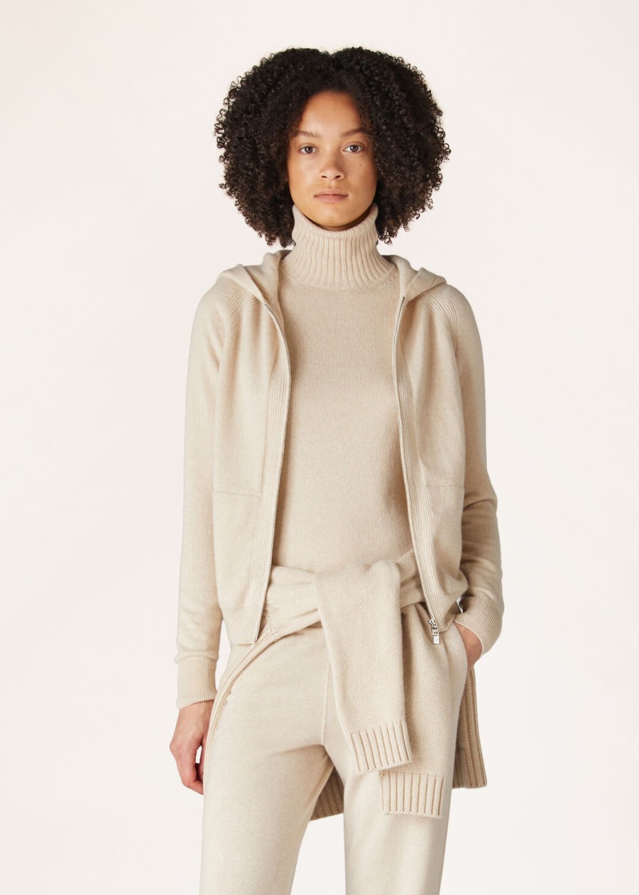 merano bomber baby cashmere melange naturel