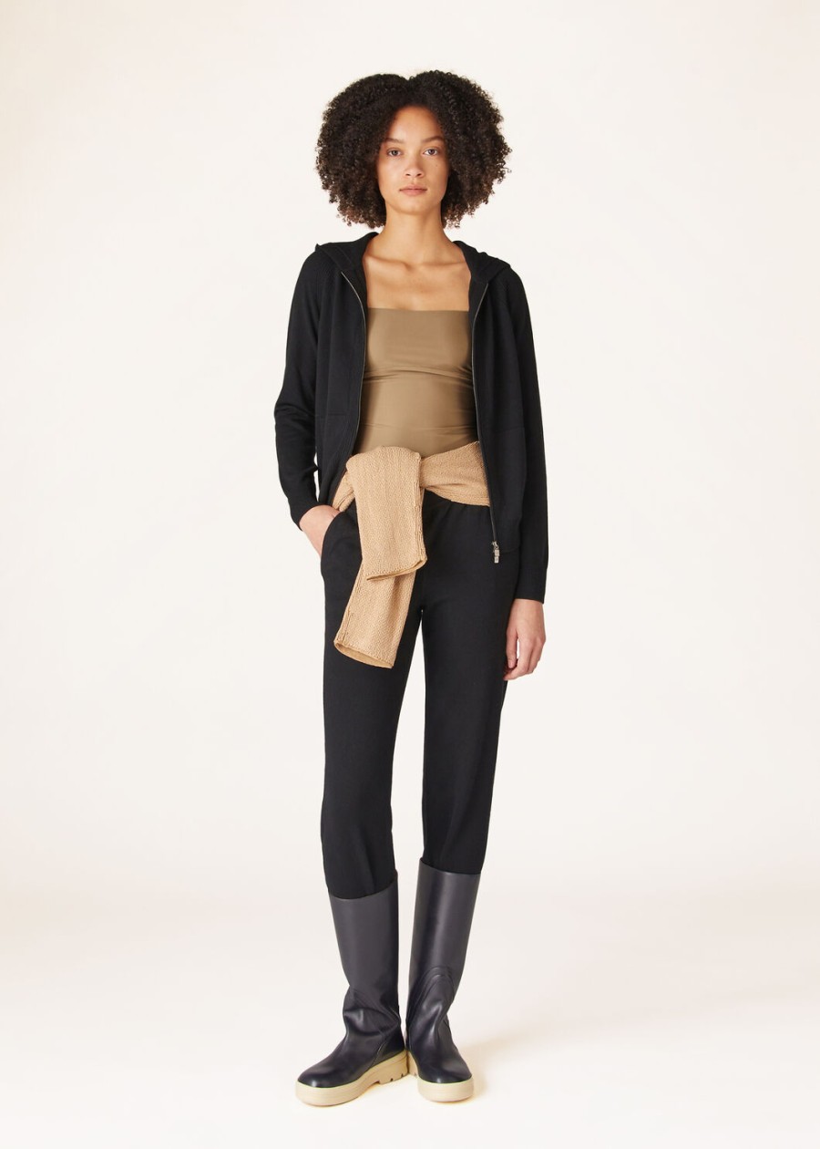 merano bomber baby kasjmier zwart
