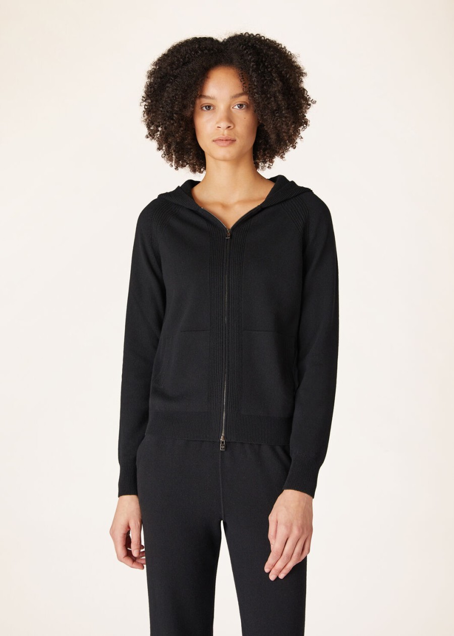 merano bomber baby kasjmier zwart