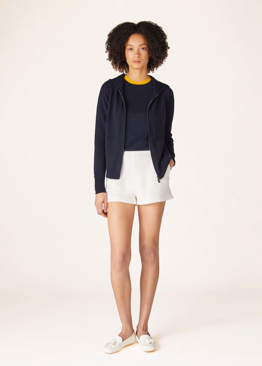 Merano Bomber Baby Cashmere Marineblauw
