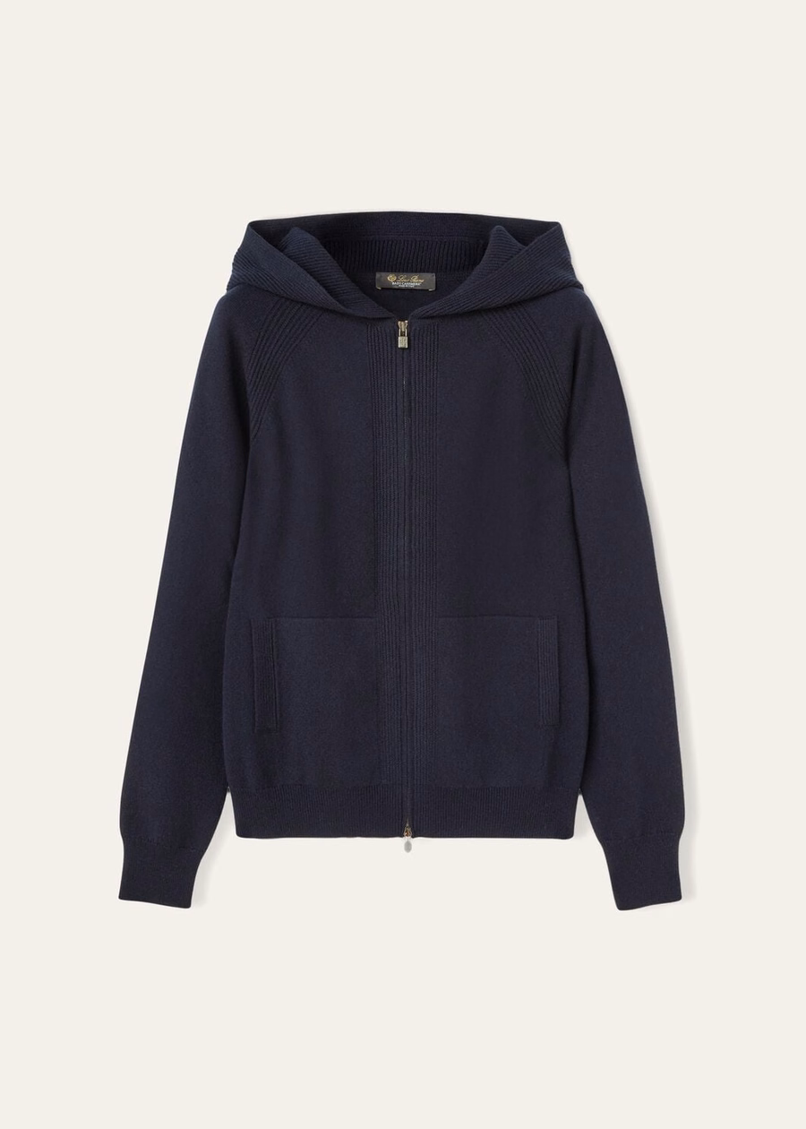 Merano Bomber Baby Cashmere Marineblauw