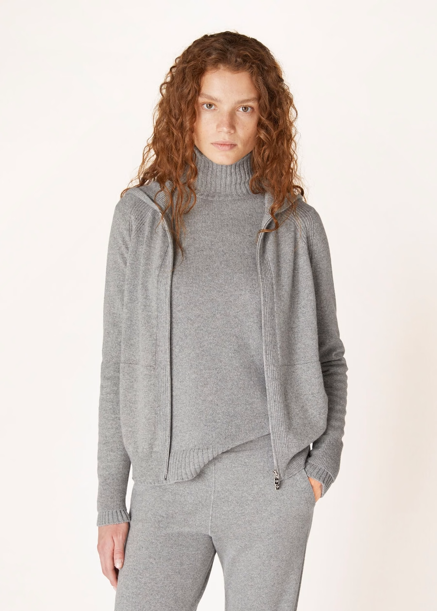 Merano Bomber Baby Cashmere Flanel Melange