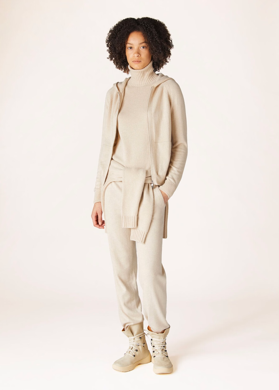 Merano Bomber Baby Cashmere Melange naturel