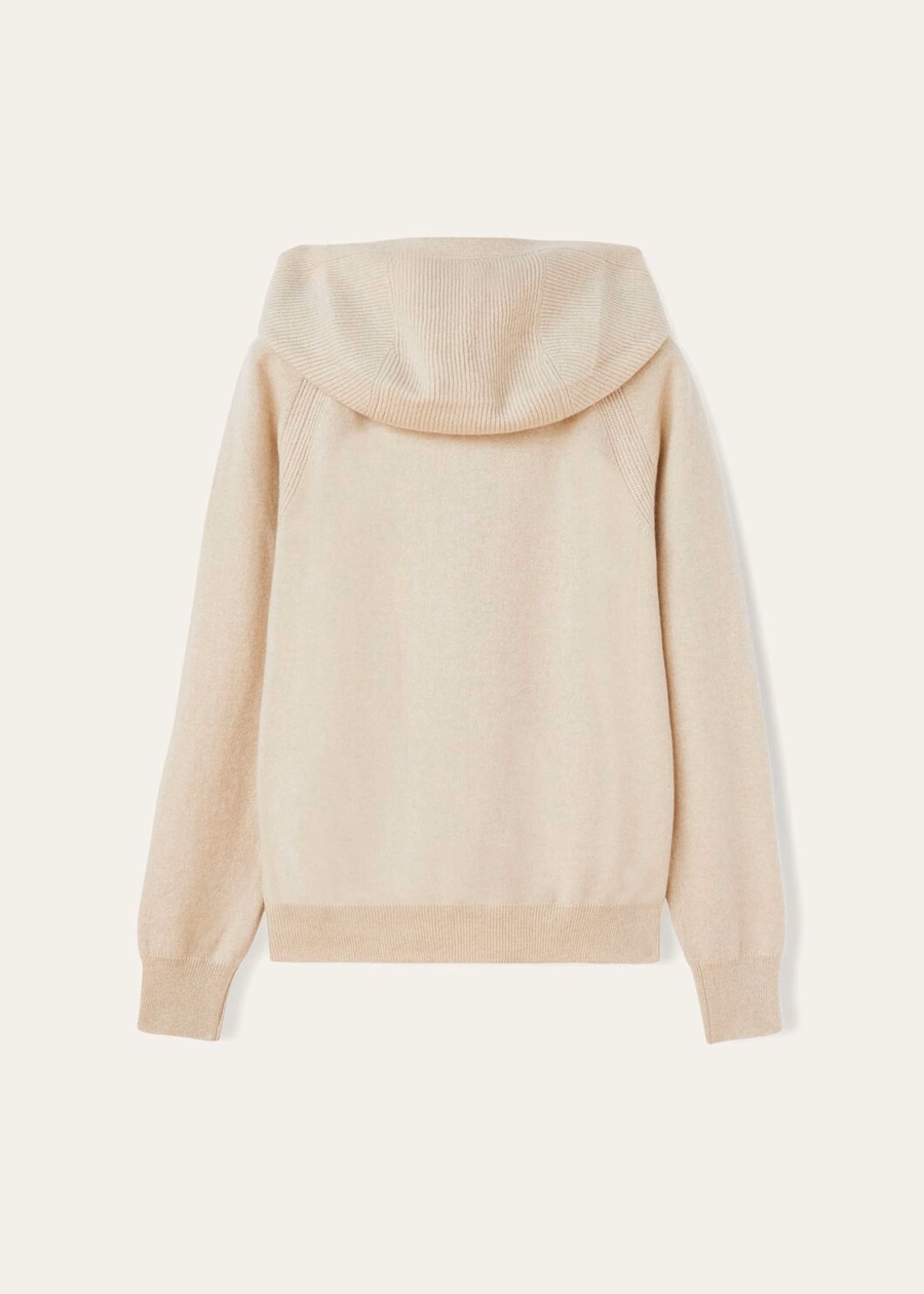 Merano Bomber Baby Cashmere Melange naturel