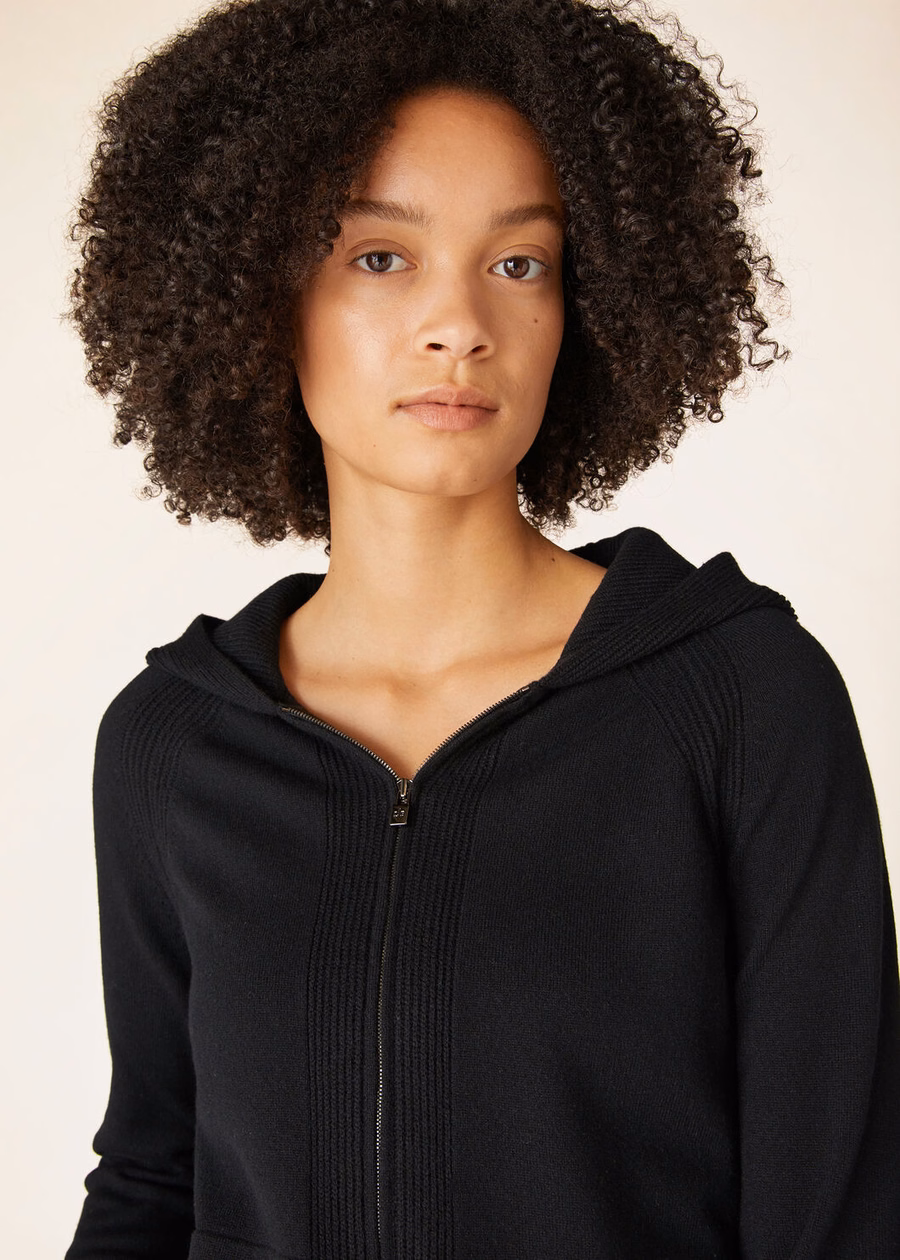 Merano Bomber Baby Kasjmier Zwart