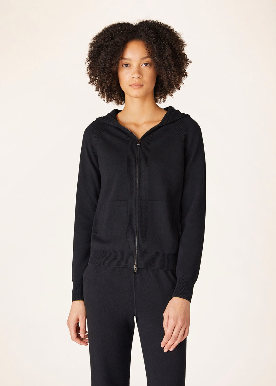Merano Bomber Baby Kasjmier Zwart