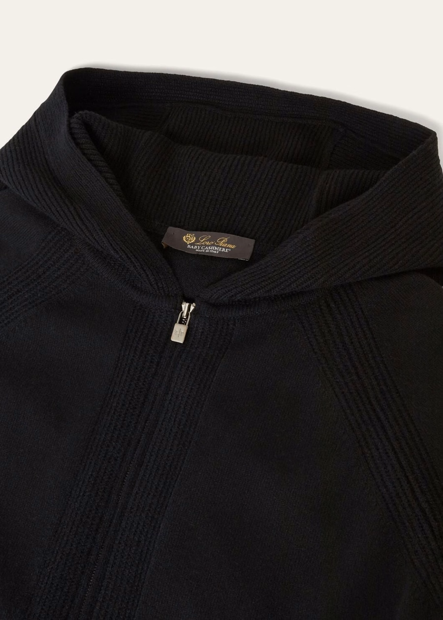 Merano Bomber Baby Kasjmier Zwart