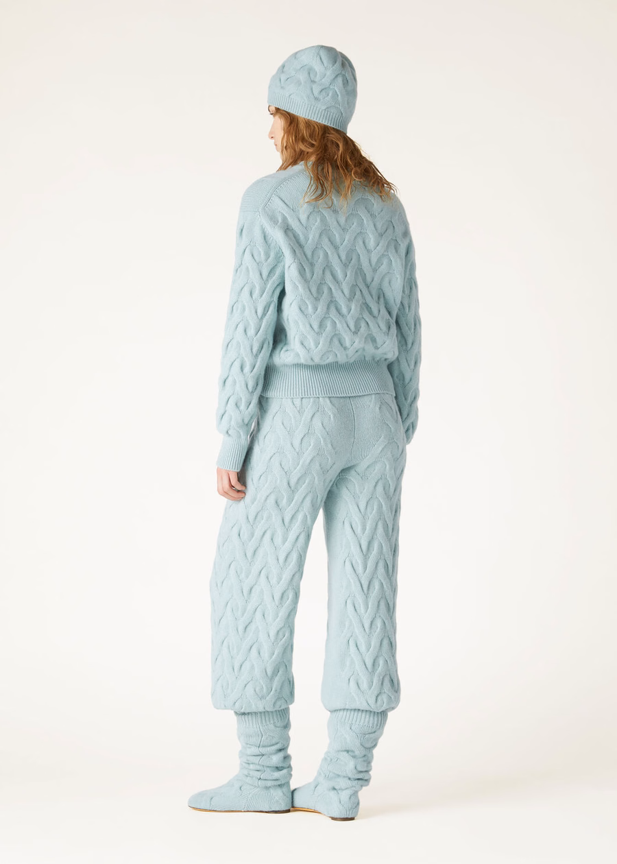 Coconing Crewneck Baby Cashmere Langhe Green Melange