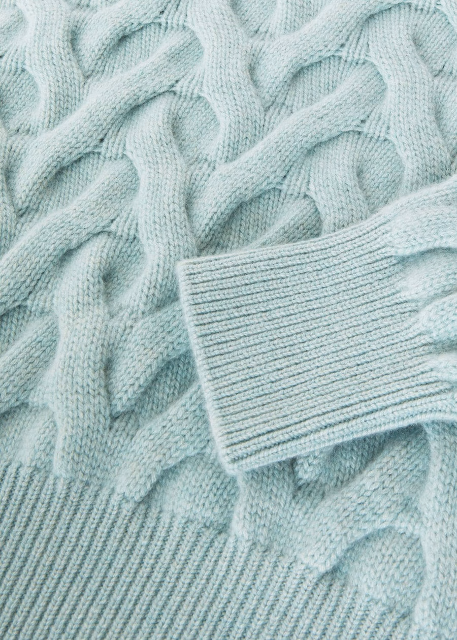 Coconing Crewneck Baby Cashmere Langhe Green Melange