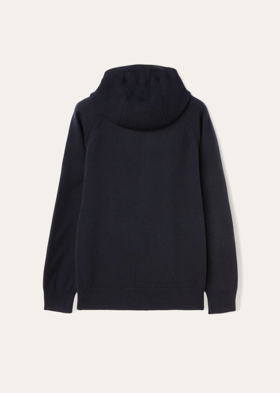 merano baby cashmere bomberjack in marineblauw