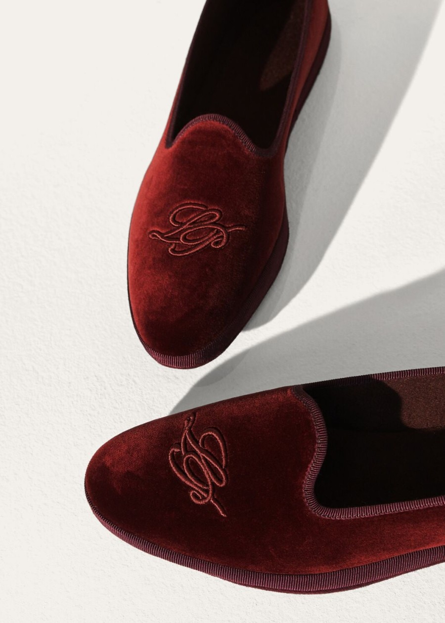 lp venice slipper loafers katoen bordeaux